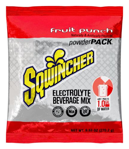 DRINK SQWINCHER POWDER PACK 1GL FRUIT PUNCH 80/CS - Powder Concentrate